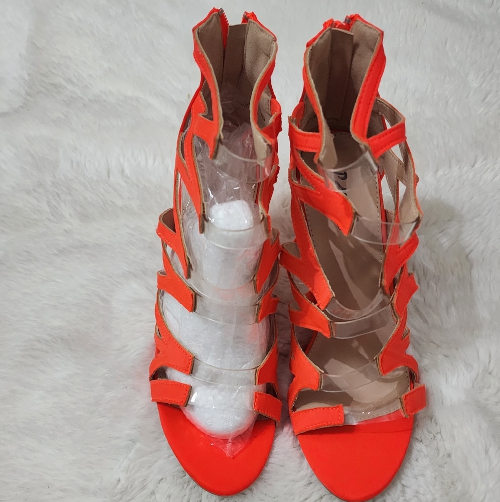 Women's Orange Heels